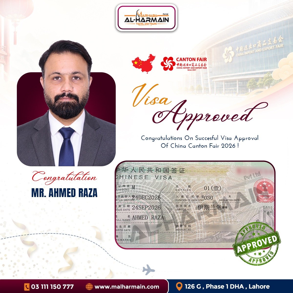 China visa approval