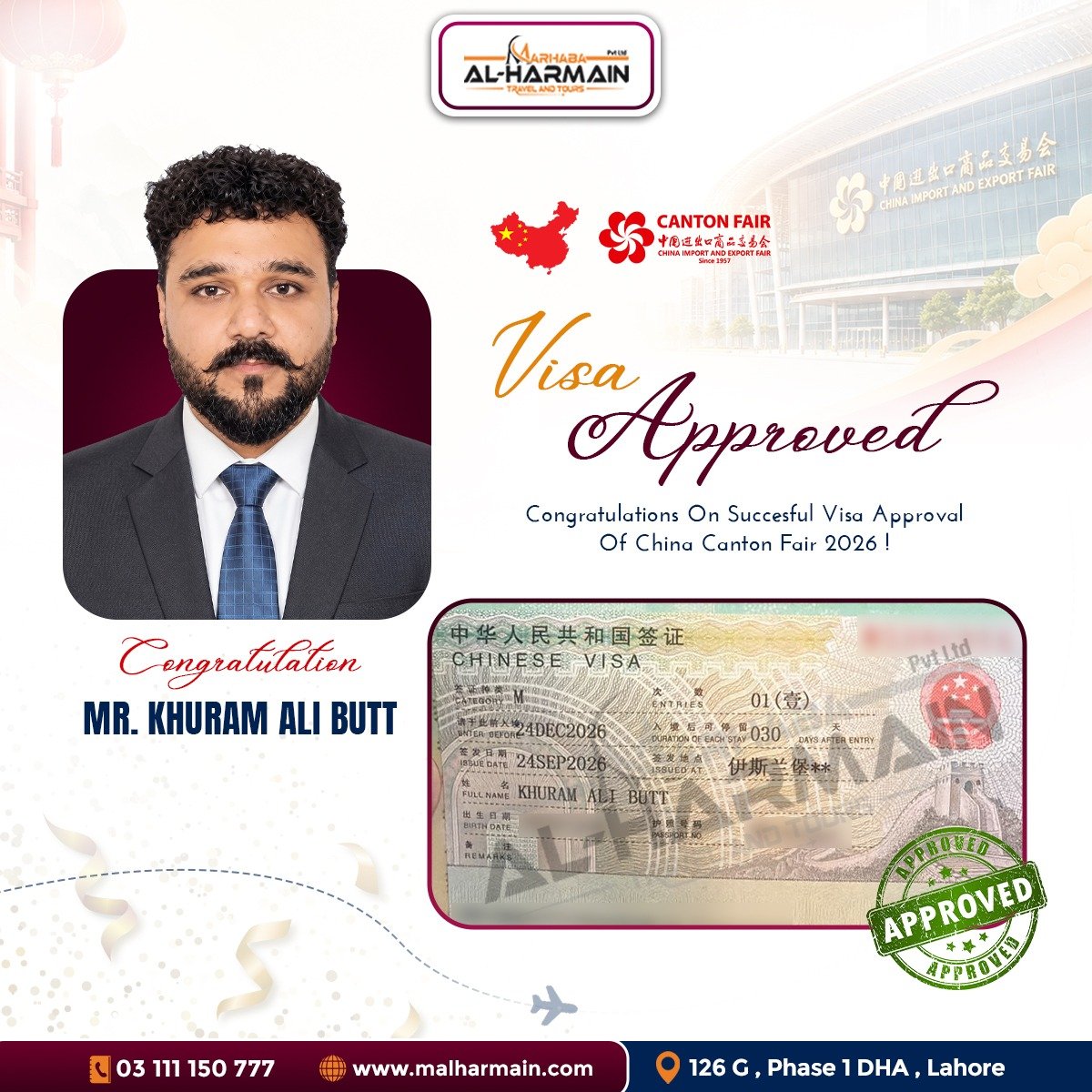 China visa approval